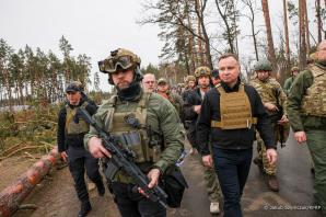 Prezydent RP po powrocie z Kijowa: Rosjanie prowadzą wojnę totalną