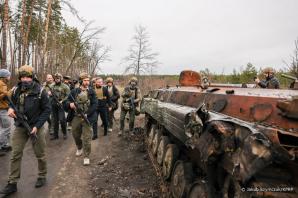 Prezydent RP po powrocie z Kijowa: Rosjanie prowadzą wojnę totalną