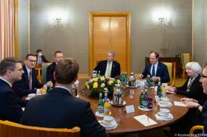 Premier Mateusz Morawiecki spotkał się z sekretarz skarbu USA Janet Yellen