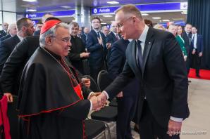 [VIDEO] Prezydent Andrzej Duda wziął udział w obchodach Narodowego Dnia Pamięci Polaków ratujących Żydów pod okupacją niemiecką