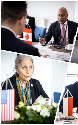 Na Podkarpaciu o globalnych wyzwaniach z delegacjami z Wielkiej Brytanii, Kanady i Stanów Zjednoczonych.