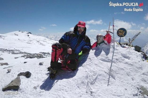Rudzki policjant zdobył siedmiotysięcznik