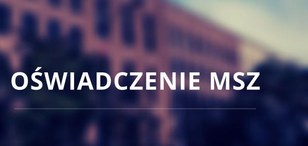 Oświadczenie w sprawie ataku terrorystycznego w Izraelu